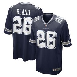 Dallas Cowboys DaRon Bland Navy Nike Game Jersey