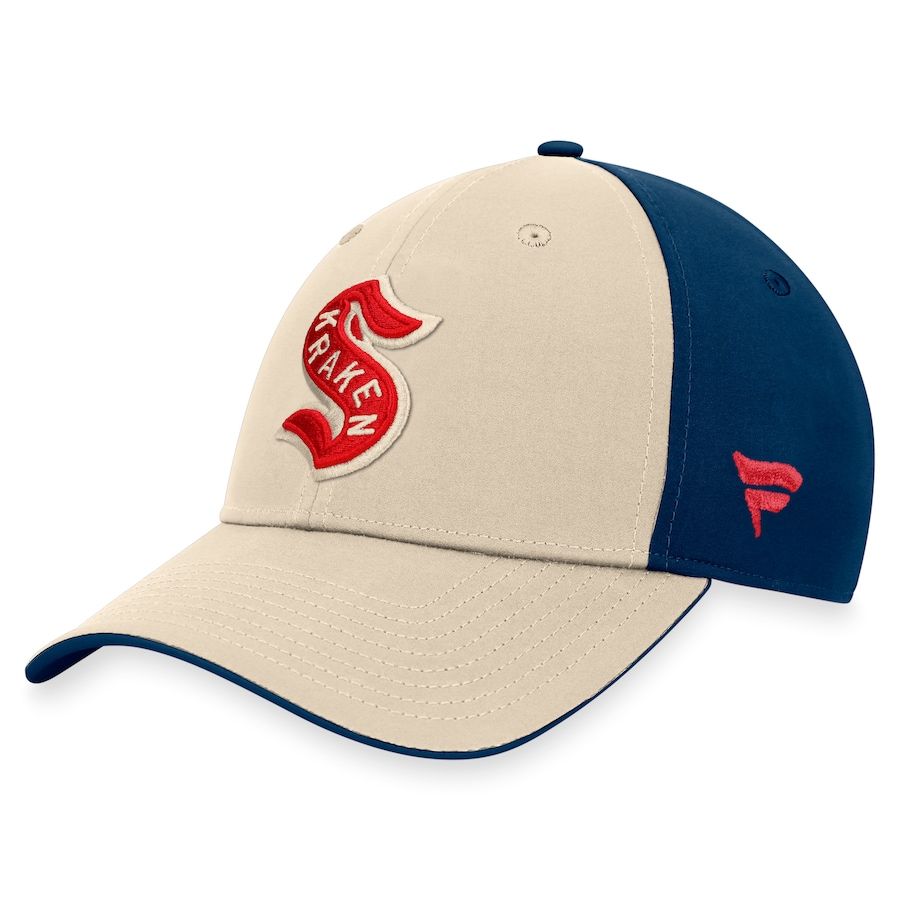 Seattle Kraken Cream Navy 2024 NHL Winter Classic Flex Hat Seattle Kraken Cream Navy 2024 NHL Winter Classic Flex Hat