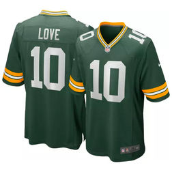 Youth Green Bay Packers Jordan Love Green Nike Game Jersey