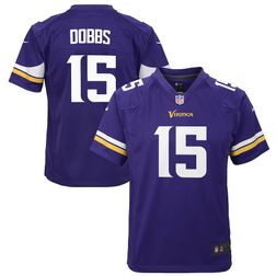 Youth Minnesota Vikings Joshua Dobbs Purple Nike Game Jersey