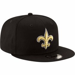 New Orleans Saints Black Basic NFL New Era 9FIFTY Snapback Hat