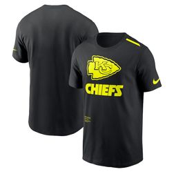 Kansas City Chiefs Nike Black Volt Performance Shirt