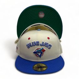 Toronto Blue Jays Chrome Royal Blue Side Batty Green UV 59FIFTY Fitted Hat