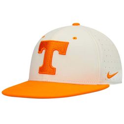 Tennessee Volunteers Cream Orange Team Baseball True Performance Fitted Hat