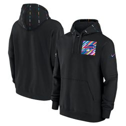 Buffalo Bills 2023 Crucial Catch Black Nike Club Pullover Hoodie