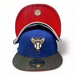 Arizona Diamondbacks Royal Black Two Tone 1998 Inaugural Patch Red UV New Era 59FIFTY Fitted Hat