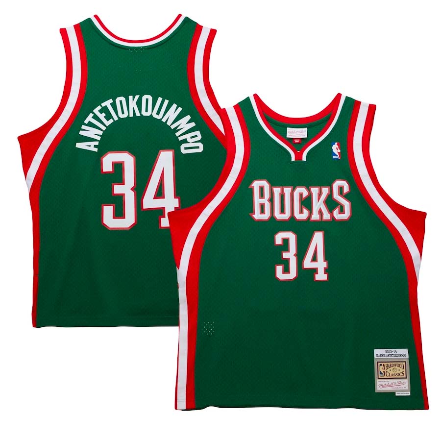 Giannis antetokounmpo hot sale hardwood classic jersey