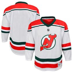 Youth New Jersey Devils Heritage White NHL Jersey