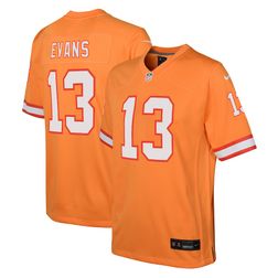 Youth Tampa Bay Buccaneers Mike Evans Orange Throwback Nike Game Jersey