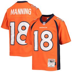 Youth Denver Broncos Peyton Manning 2015 Orange Mitchell & Ness Legacy Jersey