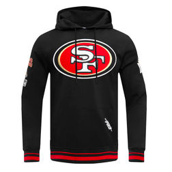 San Francisco 49ers Pro Standard Black Mashup Rib Hoodie