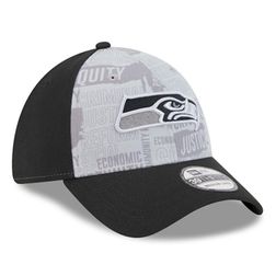 Seattle Seahawks Black Inspire Change Sideline Hat NFL New Era 39THIRTY Flex Fit Hat