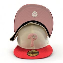 Philadelphia Phillies Chrome Red Valentine's 1996 ASG Patch Pink UV New Era 59FIFTY Fitted Hat