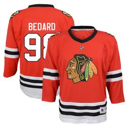 Youth Chicago Blackhawks Connor Bedard Red Home NHL Jersey