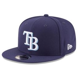 Tampa Bay Rays Blue Team Color Basic New Era 9FIFTY Snapback Hat