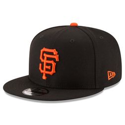 San Francisco Giants Black Team Color Basic New Era 9FIFTY Snapback Hat