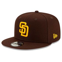 San Diego Padres Brown Team Color Basic New Era 9FIFTY Snapback Hat