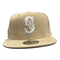 Seattle Mariners Tan Gold New Era 9FIFTY Snapback Hat
