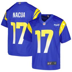 Youth Los Angeles Rams Puka Nacua Royal Blue Nike Game Jersey