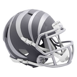Cincinnati Bengals Slate Alternate Speed Mini Football Helmet