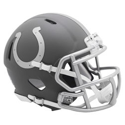 Indianapolis Colts Slate Alternate Speed Mini Football Helmet