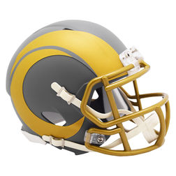 Los Angeles Rams Slate Alternate Speed Mini Football Helmet