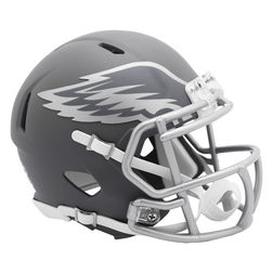 Philadelphia Eagles Slate Alternate Speed Mini Football Helmet