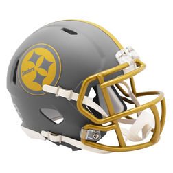 Pittsburgh Steelers Slate Alternate Speed Mini Football Helmet