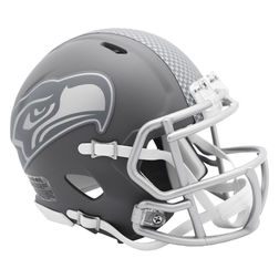 Seattle Seahawks Slate Alternate Speed Mini Football Helmet