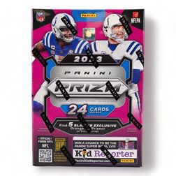 2023 Panini Prizm Football 6-Pack Hobby Blaster Box with Orange Ice Prizms