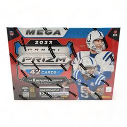 2023 Panini Prizm Football Hobby Mega Box with Purple Pulsar Prizms