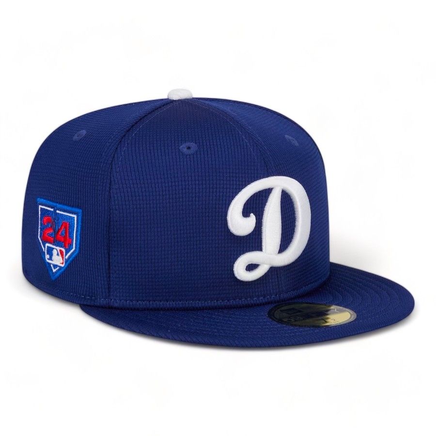 Los Angeles Dodgers Royal Blue 2024 Spring Training Patch New Era 59FIFTY Fitted Hat