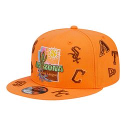 MLB Arizona Spring Training Orange Cactus League Teams New Era 9FIFTY Snapback Hat