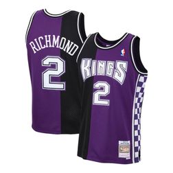 Youth Sacramento Kings Mitch Richmond Mitchell & Ness 1994-95 Hardwood Classics Swingman Black Jersey