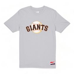 San Francisco Giants Gray Baseball Logo New Era T-Shirt