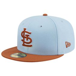 St. Louis Cardinals Light Blue and Brown Color Pack Gray UV New Era 59FIFTY Fitted Hat