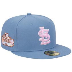 St. Louis Cardinals Blue and Pink Color Pack Light Blue UV New Era 59FIFTY Fitted Hat