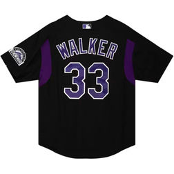 Colorado Rockies Larry Walker Mitchell & Ness Black Cooperstown Collection Jersey