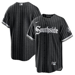 Chicago White Sox Black City Connect Blank Nike Jersey