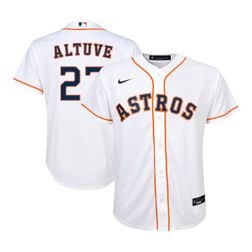 Youth Houston Astros Jose Altuve White Alternate Nike Player Jersey