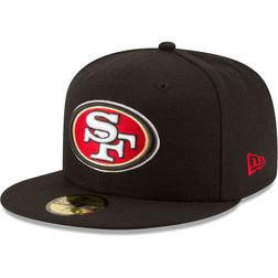 San Francisco 49ers Black Team Color Basic New Era 59FIFTY Fitted Hat