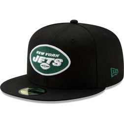 New York Jets Black Team Color Basic New Era 59FIFTY Fitted Hat