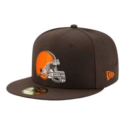 Cleveland Browns Brown Team Color Basic New Era 59FIFTY Fitted Hat