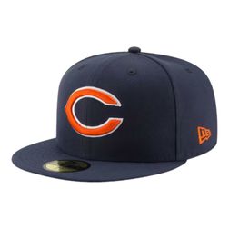 Chicago Bears Navy Team Color Basic New Era 59FIFTY Fitted Hat