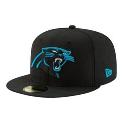 Carolina Panthers Black Team Color Basic New Era 59FIFTY Fitted Hat
