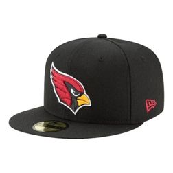 Arizona Cardinals Black Team Color Basic New Era 59FIFTY Fitted Hat