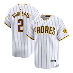 San Diego Padres Xander Bogaerts Nike White Home Limited Player Jersey