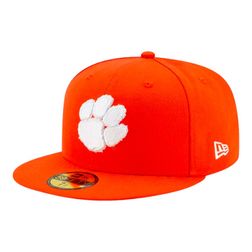 Clemson Tigers Basic Orange NCAA New Era 59FIFTY Fitted Hat