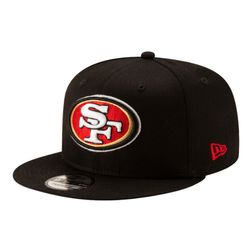 San Francisco 49ers Black Team Color Basic New Era 9FIFTY Snapback Hat