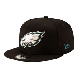 Philadelphia Eagles Black Team Color Basic New Era 9FIFTY Snapback Hat